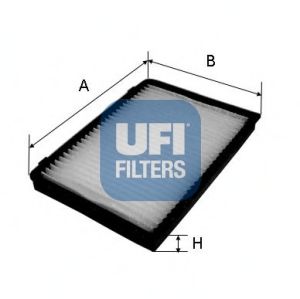 Фильтр, воздух во внутренном пространстве - Ufi 53.151.00