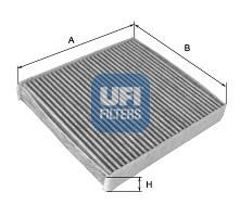 Фильтр, воздух во внутренном пространстве - Ufi 54.199.00