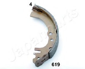 Комплект тормозных колодок | зад | - Japanparts GF-619AF