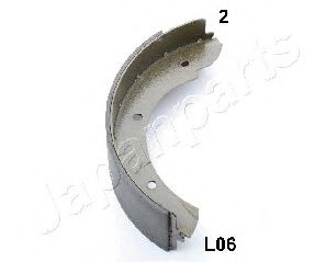 Комплект тормозных колодок | зад | - Japanparts GF-L06AF
