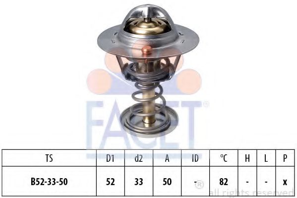 Термостат, охлаждающая жидкость - Facet 7.8674S