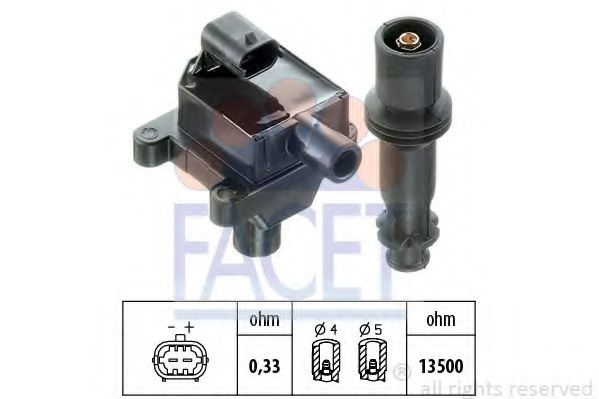 Катушка зажигания - Facet 9.6297K
