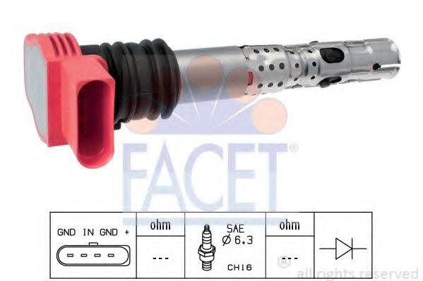 Катушка зажигания - Facet 9.6336