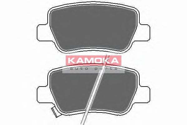 Колодки тормозные дисковые | зад | - Kamoka JQ101129