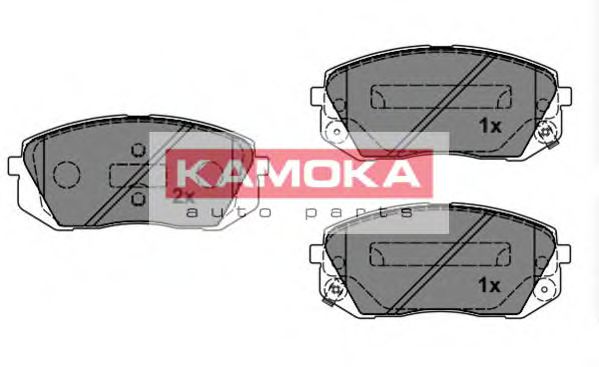 Колодки тормозные дисковые | перед | - Kamoka JQ101149