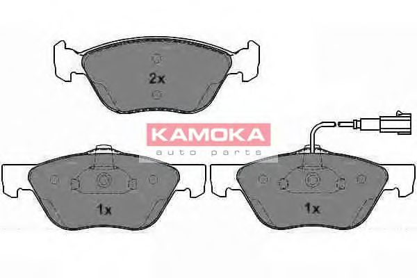 Комплект тормозных колодок, дисковый тормоз - Kamoka JQ1012598