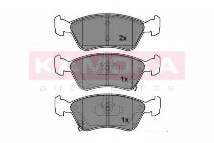 Колодки тормозные дисковые - Kamoka JQ1012642