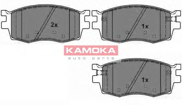 Колодки тормозные дисковые | перед | - Kamoka JQ1013910