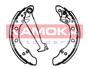 Комплект тормозных колодок | зад | - Kamoka JQ202007