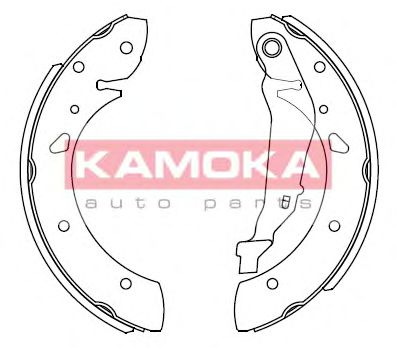 Колодки тормозные барабанные - Kamoka JQ202026