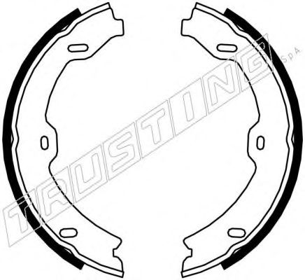 Колодки тормозные барабанные - Trusting 052.134