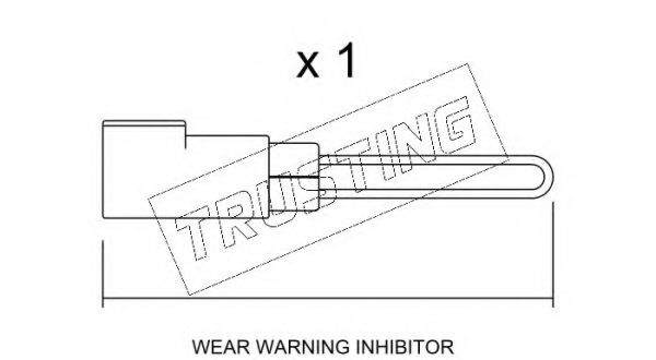 Сигнализатор износ тормозных колодок Trusting SU258 Форд 617₽