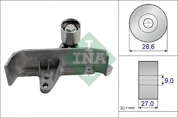 Паразитный / Ведущий ролик, зубчатый ремень - INA 532 0601 10