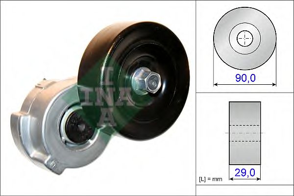 Ролик натяжной приводного ремня - INA 534 0421 10