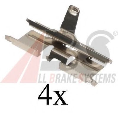 Комплектующие, колодки дискового тормоза - ABS 1692Q
