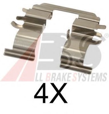 Комплектующие, колодки дискового тормоза - ABS 1746Q
