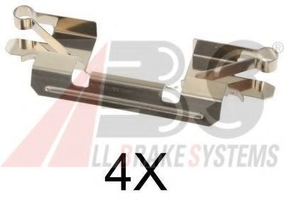 Комплектующие, колодки дискового тормоза - ABS 1769Q