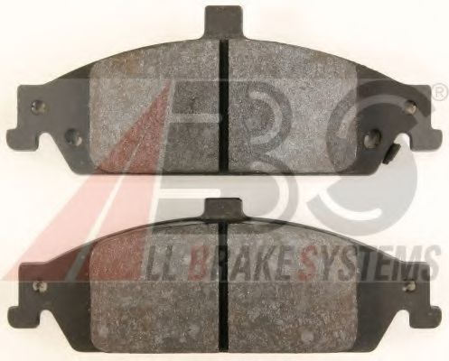 Комплект тормозных колодок, дисковый тормоз - ABS 38752