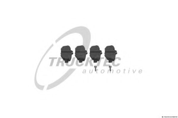 Колодки тормозные дисковые | перед | - Trucktec Automotive 02.35.114