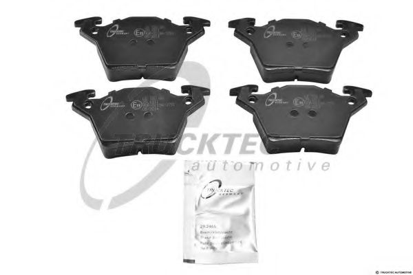 Колодки тормозные дисковые | зад | - Trucktec Automotive 02.35.118