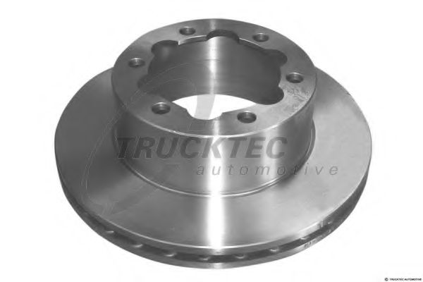 Тормозной диск | зад | - Trucktec Automotive 02.35.202
