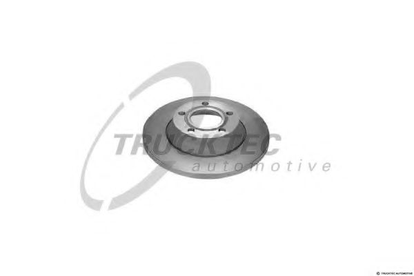 Тормозной диск | зад | - Trucktec Automotive 07.35.135