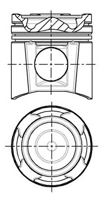Поршень MAN D=128.00mm (d2866lf23-28 euro-3 98-) - Nural 87-104300-00