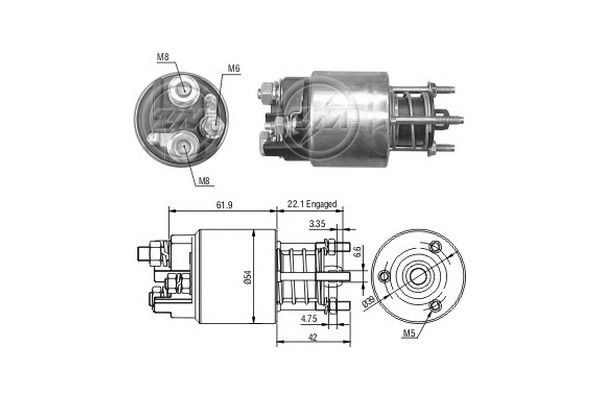 Втягивающее реле - ERA ZM8-395