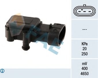 Датчик, давление во впускном газопроводе - FAE 15023