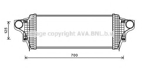 Интеркулер - AVA MS4551