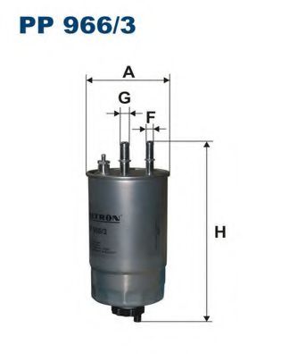 Фильтр топливный fiat - FILTRON PP966/3