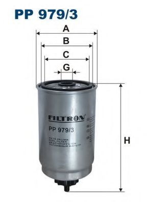 Фильтр топливный hyundai - FILTRON PP979/3