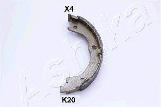 Комплект тормозных колодок, стояночная тормозная система - Ashika 55-0K-K20