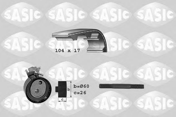 Комплект ремня ГРМ - Sasic 1750018