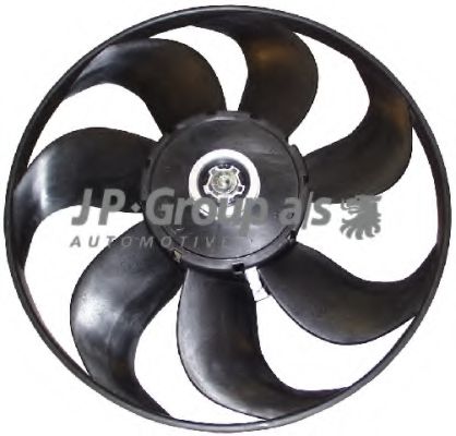 Вентилятор охлаждения радиатора 250/80 W, 345 mm - JP Group 1199102500