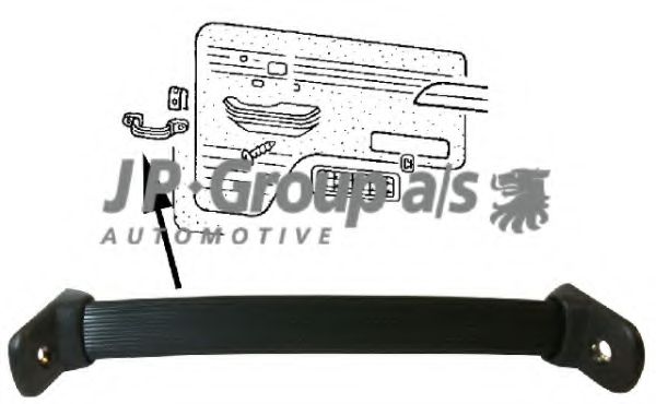 Ручка двери - JP Group 8187800706