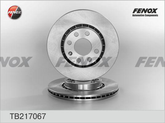 Диск тормозной | перед прав/лев | - Fenox TB217067