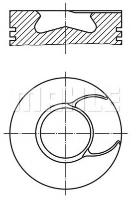Поршнекомплект - Mahle 213 67 00