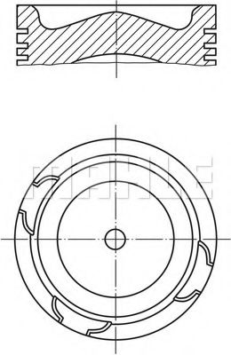 Поршнекомплект HCV - Mahle 213 68 00