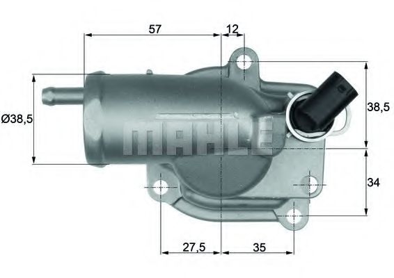 Термостат корпусный - Mahle TH 10 87