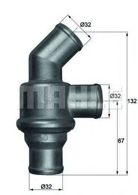 Термостат корпусный - Mahle TH 16 80