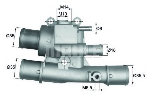 Термостат интегрированный - Mahle TI 124 88