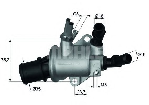 Термостат интегрированный - Mahle TI 143 88