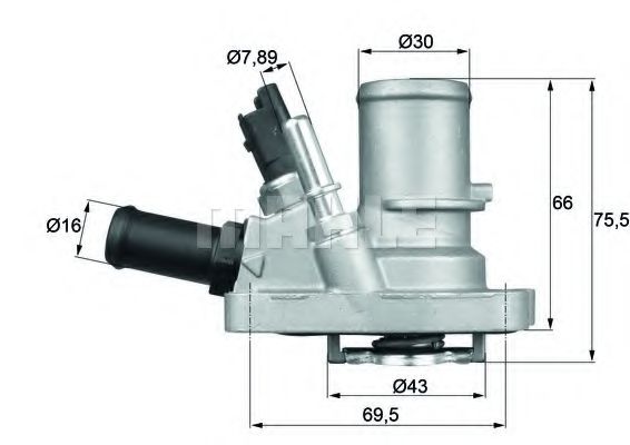 Термостат интегрированный - Mahle TI 144 88