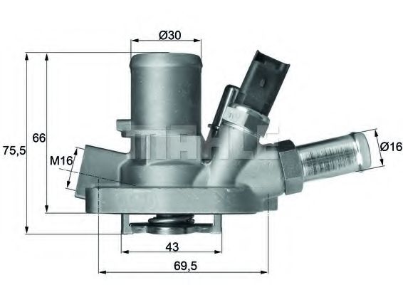 Термостат интегрированный - Mahle TI 147 80