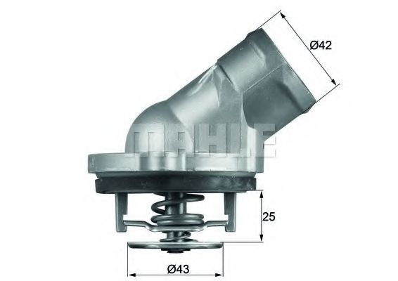 Термостат интегрированный - Mahle TI 45 87D