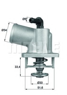 Термостат интегрированный - Mahle TI 55 92D