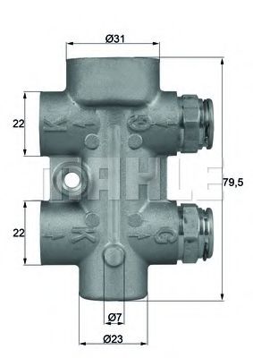 Термостат масляной системы Mahle                TO 8 80