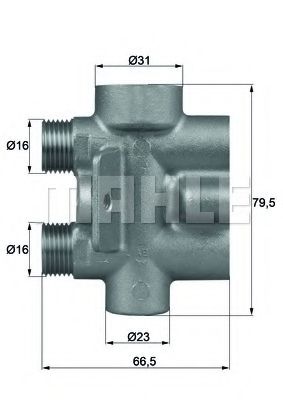 Термостат масляной системы - Mahle TO 9 75
