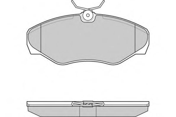 Колодки тормозные дисковые | перед | - E.T.F. 12-1012